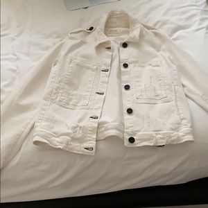 mcguire white denim jacket